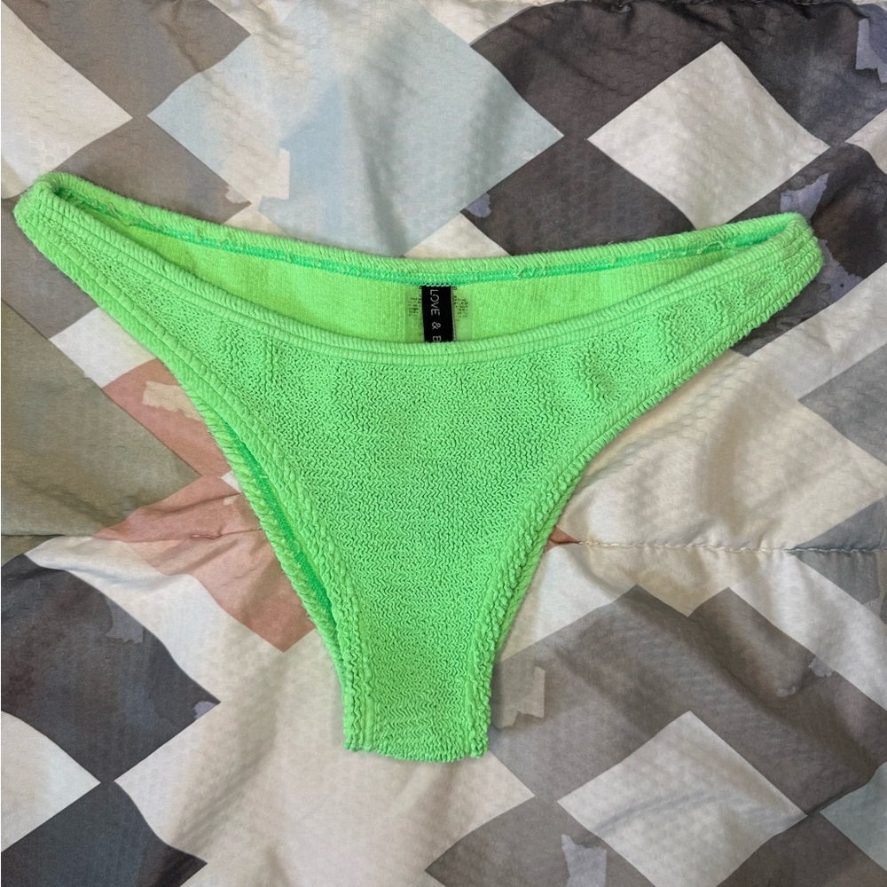 Love & Bikinis Green Bikini Bottom